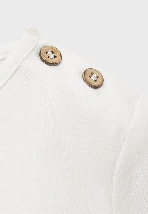 MANGO - T-shirt camaleon - natural