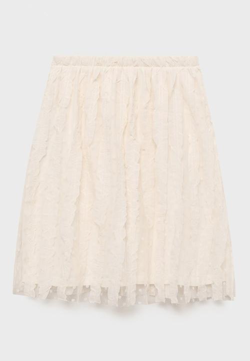 MANGO - Skirt elsa - light beige