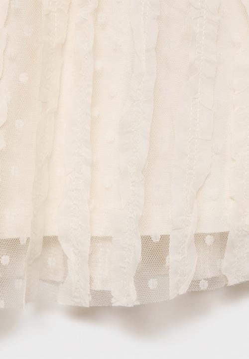 MANGO - Skirt elsa - light beige