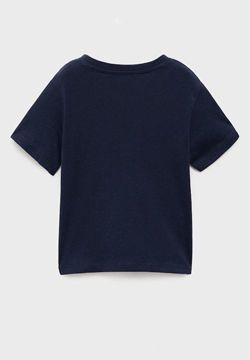 MANGO - T-shirt basic ab8 - navy