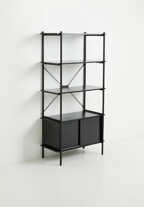Sixth Floor - Marlo bookshelf - black