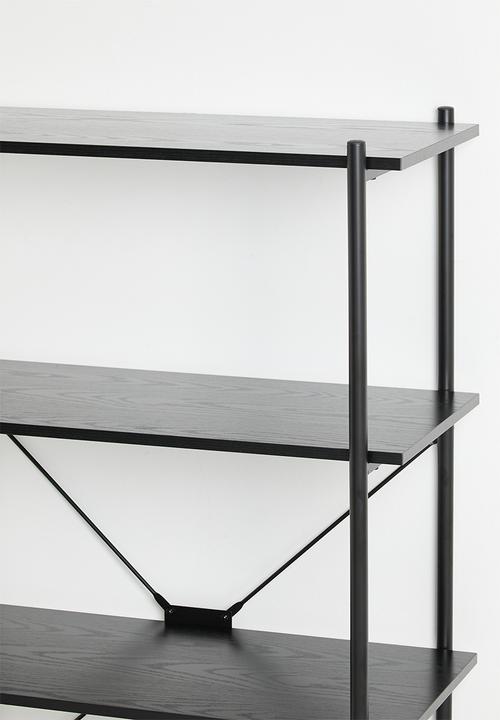 Sixth Floor - Marlo bookshelf - black