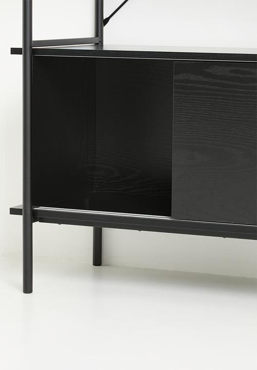 Sixth Floor - Marlo bookshelf - black