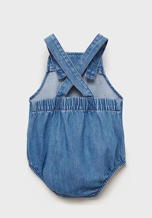 MANGO - Overall creta - open blue