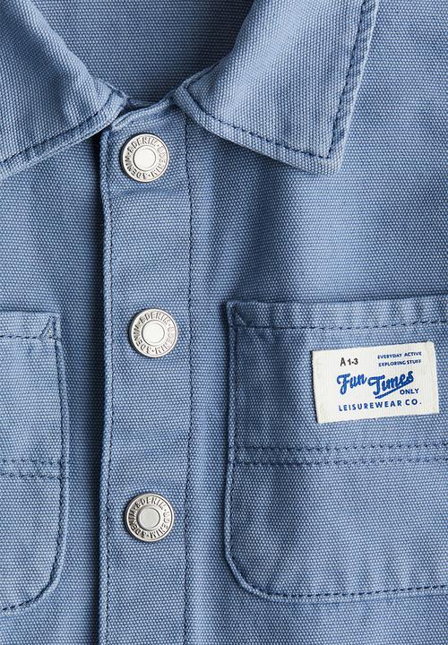 H&M - Overshirt -  light blue