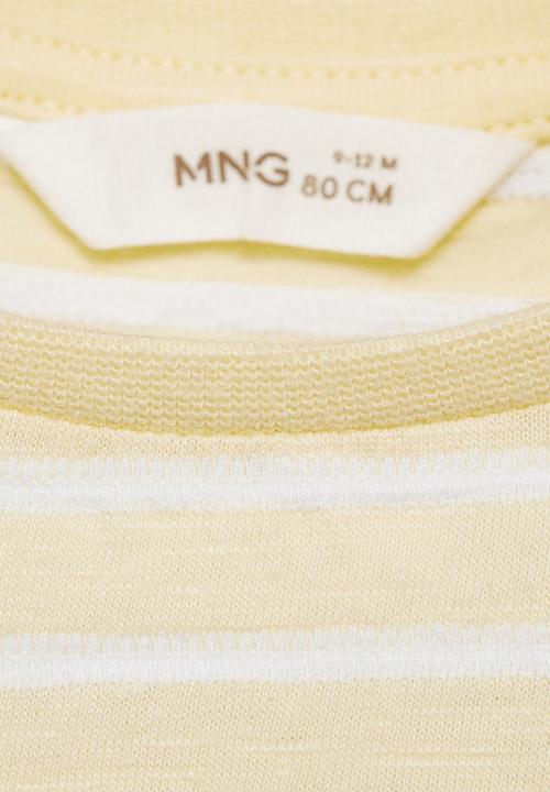 MANGO - T-shirt sofi - yellow
