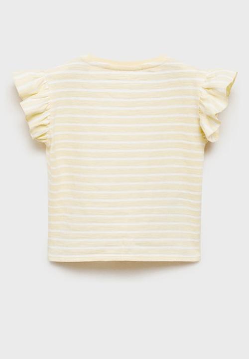 MANGO - T-shirt sofi - yellow