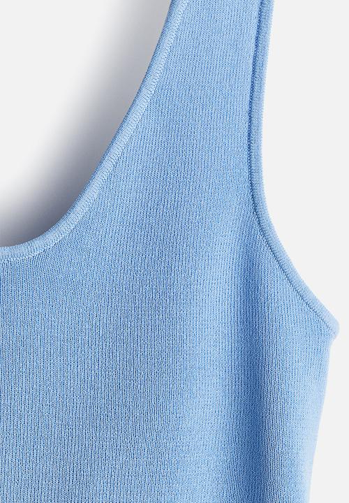 H&M - Knitted vest top - light blue