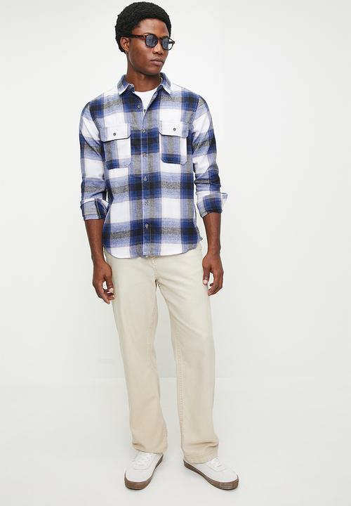 Brave Soul - Shirts - Blue