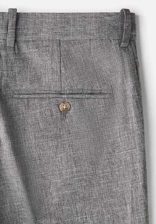 H&M - Regular fit suit trousers - grey marl