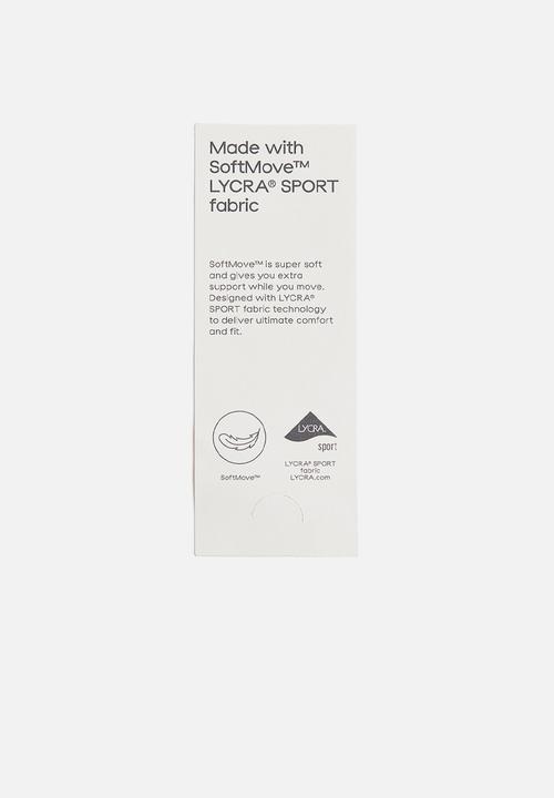 H&M - Light support sports bra with softmove™ lycra® - black