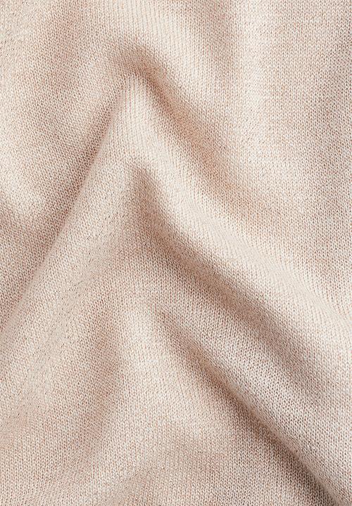 H&M - Glittery jumper - light beige