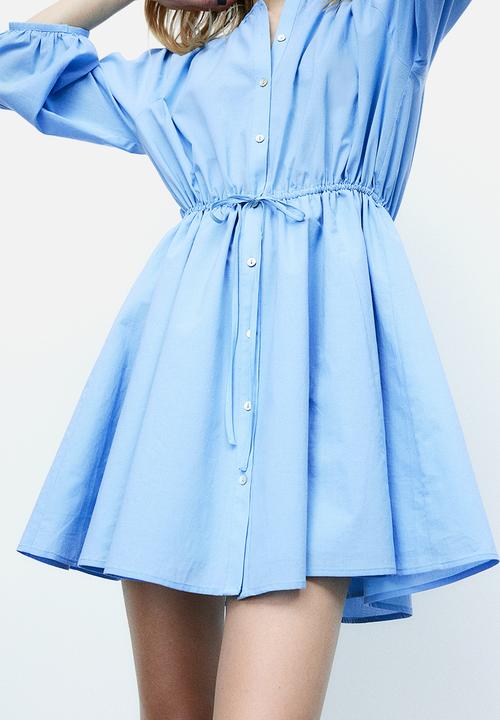 H&M - Cotton dress - light blue
