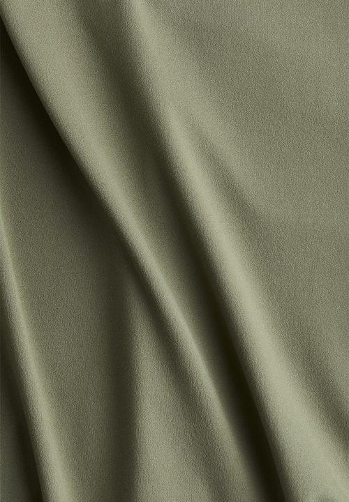 H&M - Fitted T-shirt - khaki green