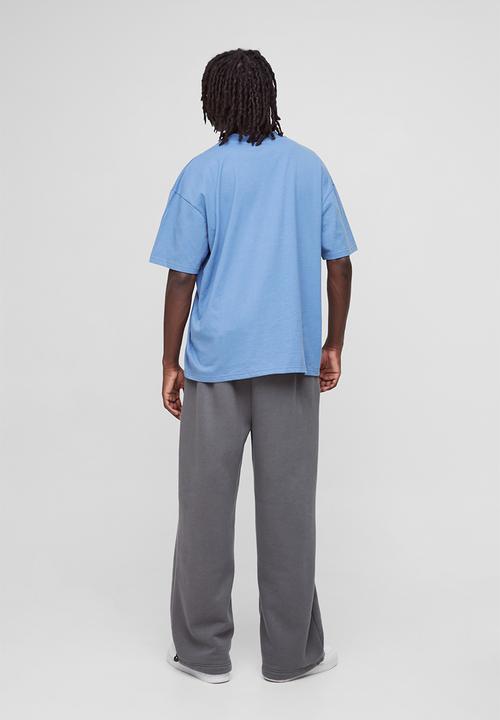 boohooMAN - Oversized Limited Heavy T-shirt - Dusty Blue