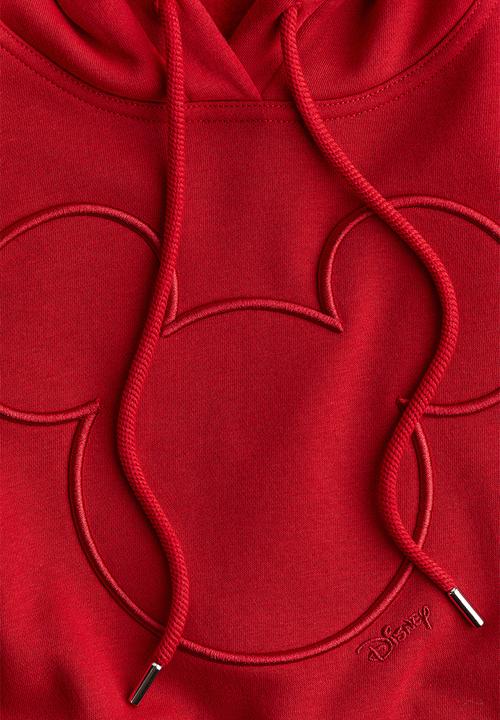Motif-detail hoodie - red/mickey mouse - 1245296005
