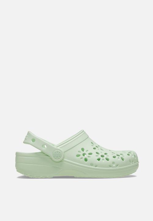 Crocs - Classic Floral Cut Out Clog K-Jade Tint