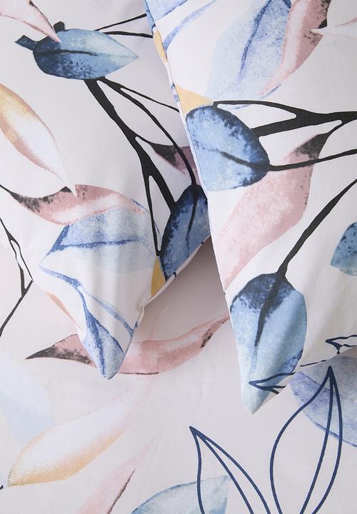 Horrockses - Milaya Leaves Duvet Set - Multi