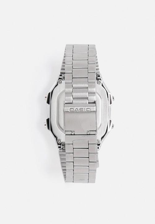Casio - LCD watch A178WA-1AUDF-silver
