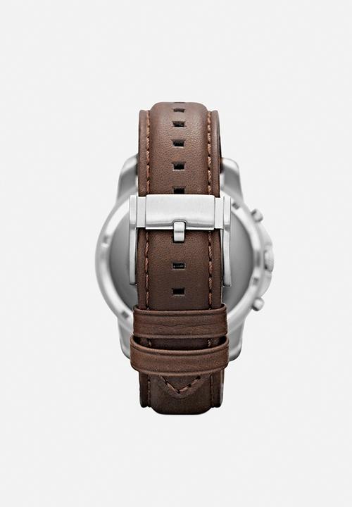 Fossil - Grant – brown & silver