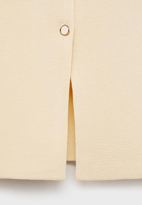 MANGO - Vest Matilda - Light Beige
