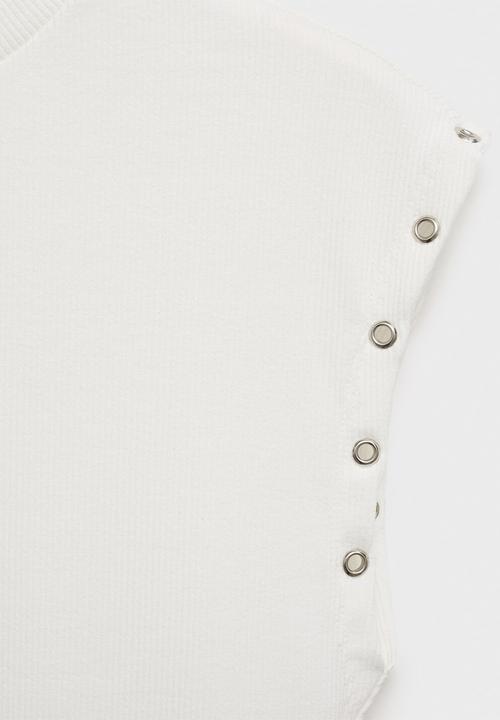 MANGO - T-Shirt Ring - White