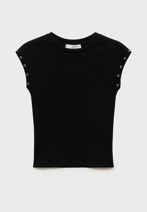 MANGO - T-shirt Ring - Black