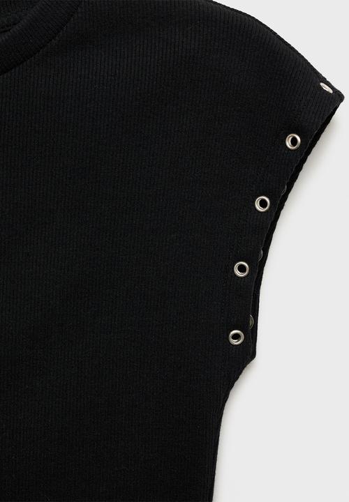 MANGO - T-shirt Ring - Black