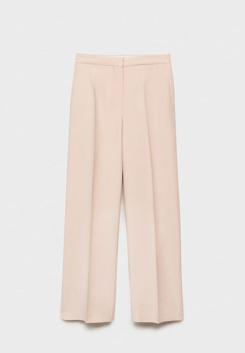 MANGO - Trousers Miso - Light Pastel Pink