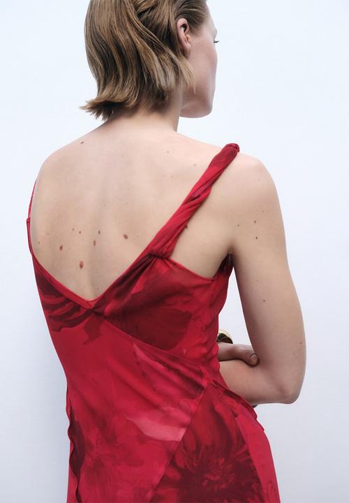 MANGO - Dress Amapola - Red