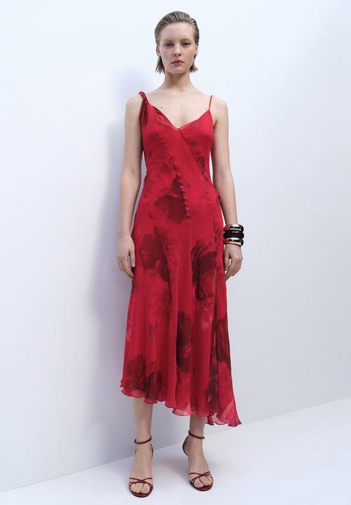 MANGO - Dress Amapola - Red