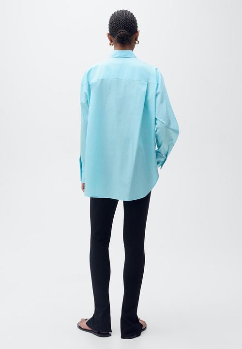 MANGO - Shirt Jaguar - Medium Blue