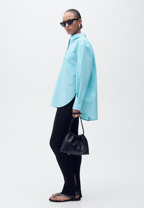 MANGO - Shirt Jaguar - Medium Blue