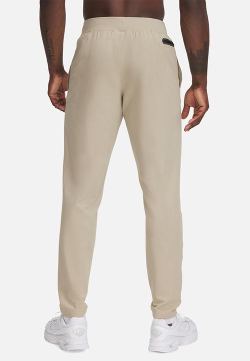 Under Armour - UA unstoppable tapered pants - city khaki & black