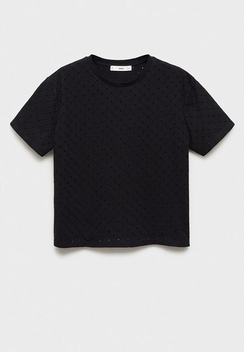 MANGO - T-shirt Jazmin - Black