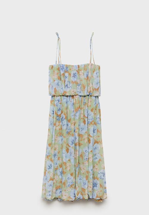 MANGO - Dress Forte - Light Pastel Green