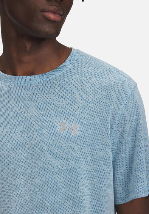 Under Armour - UA Launch Camo Shortsleeve - Stream/Reflective