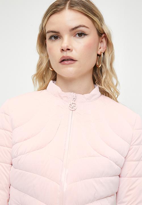 GUESS - HELENA LIGHT PUFFA-LOW KEY PINK