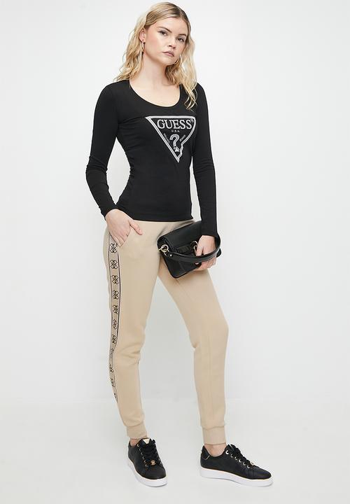 GUESS - BRITNEY JOGGER-FAWN TAUPE