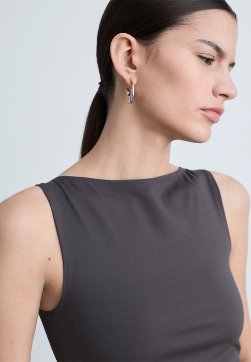 MANGO - Top Tecla - Grey