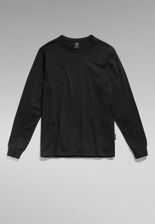 G-STAR - Premium base r t long sleeve - black