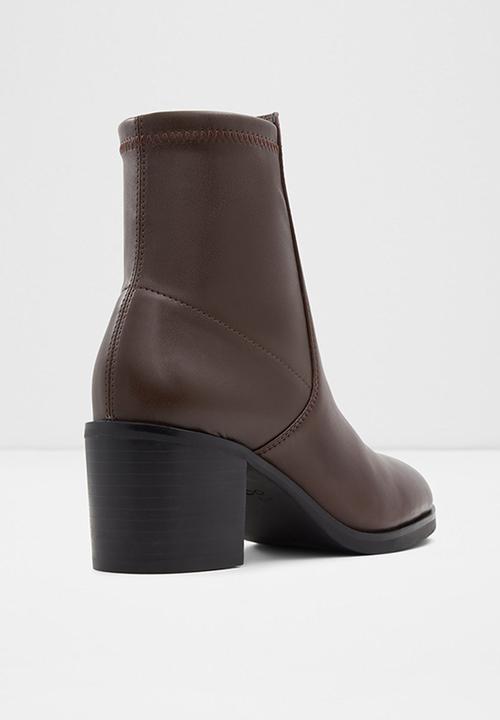 ALDO - Ranobrerel Ankle Boot - Dark Brown