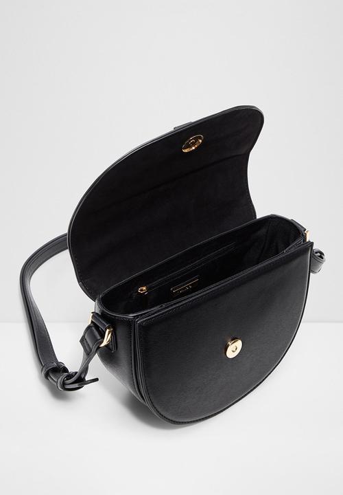 ALDO - Thosien crossbody bag - black overflow