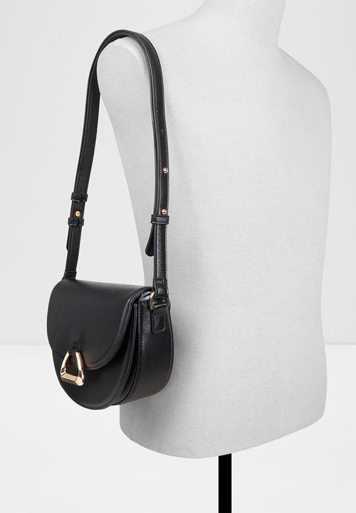 ALDO - Thosien crossbody bag - black overflow