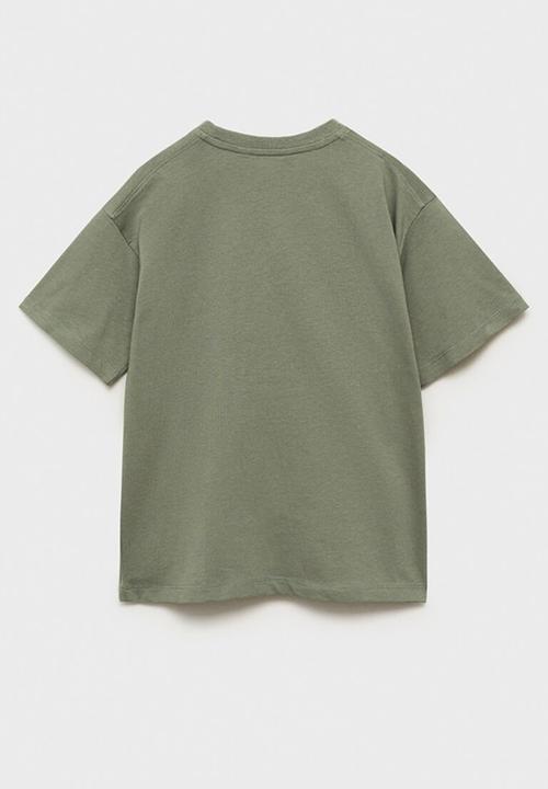 MANGO - T-shirt basket - medium green