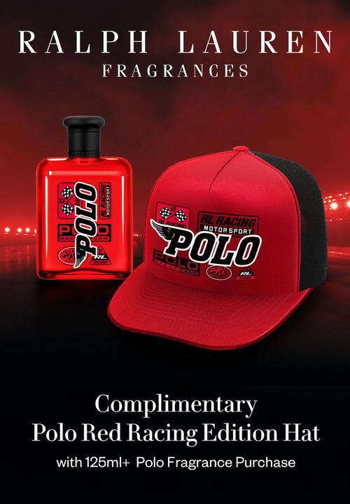 Ralph Lauren - Ralph Lauren Polo Red Edt Racing Edition with Free Cap