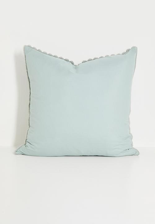 Grey Gardens - Earth cushion cover - Blue