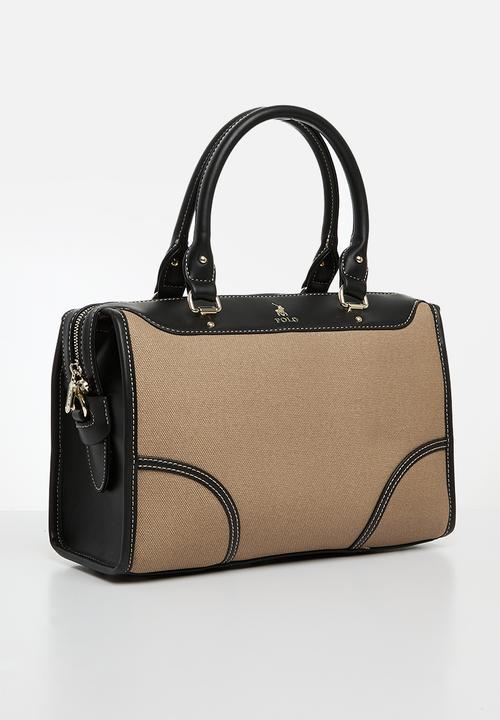 POLO - Sahara shopper bag - black & brown