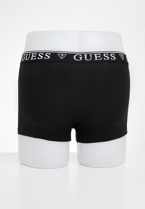 GUESS - Barney cash counte boxer trunk - jet black a996