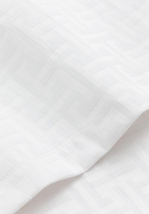 H&M - Cotton-blend tablecloth - white/patterned 